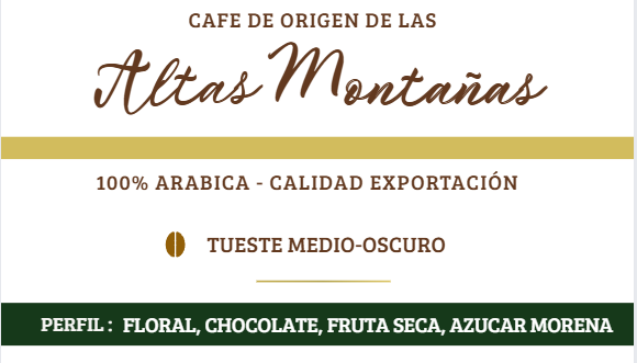 Bolsa de café tueste medio-oscuro