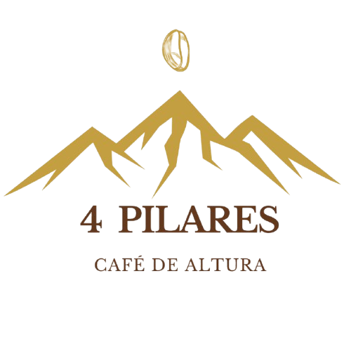 Logo Grande de 4 Pilares Café de Altura